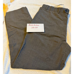 Brooks Brothers Polyester Blend Dress Pants Gray Size 38x30